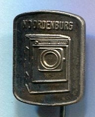 Noordenburg wasmachines zilverkleurig speldje ( W_400), Ophalen of Verzenden, Nieuw, Merk, Speldje of Pin
