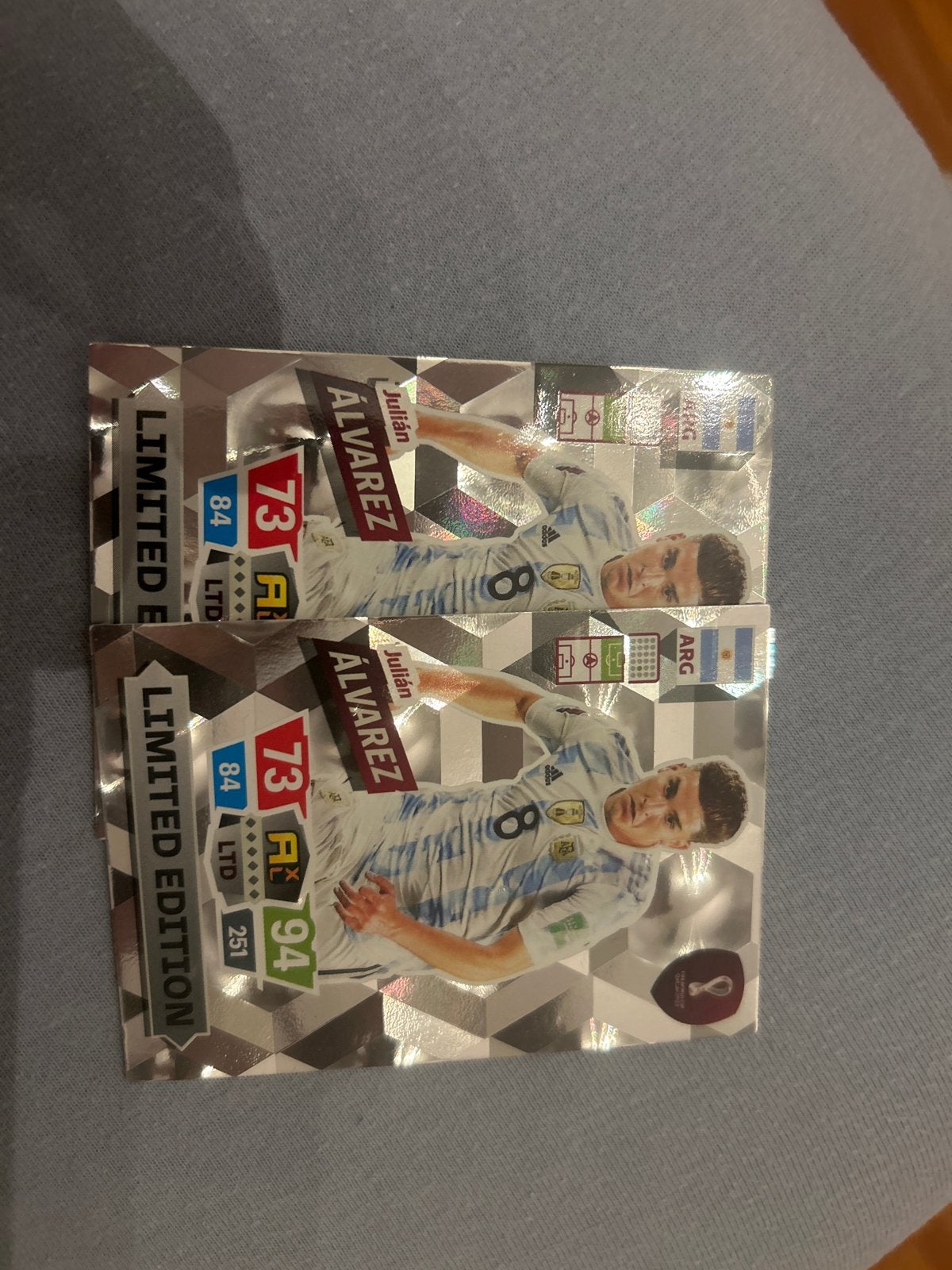 Julián Álvarez Limited Edition Panini Adrenalyn XL WK 2022, Ophalen of Verzenden, Nieuw, Buitenlandse clubs, Spelerskaart