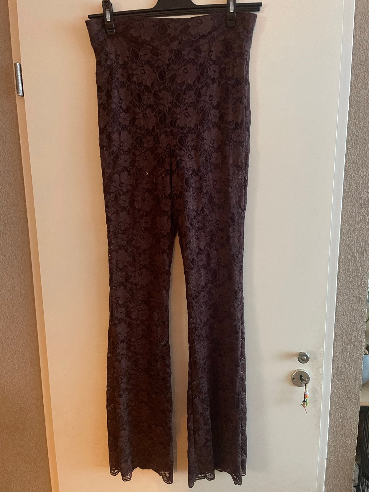 Costes flared pantalon bruin met binnenbroekje maat L nieuw, Bruin, Maat 42/44 (L), Nieuw, Ophalen of Verzenden