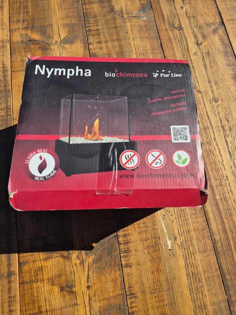 Nympha bio-ethanol haard Pur Line - Nieuw in doos, Ophalen of Verzenden, Nieuw, Vrijstaande haard, Gelhaard