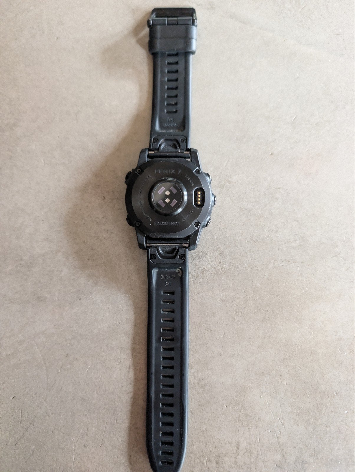 Garmin Fenix 7 Sapphire Solar – 47 mm – Zwart, Gebruikt, Zwart, Garmin, Stappen