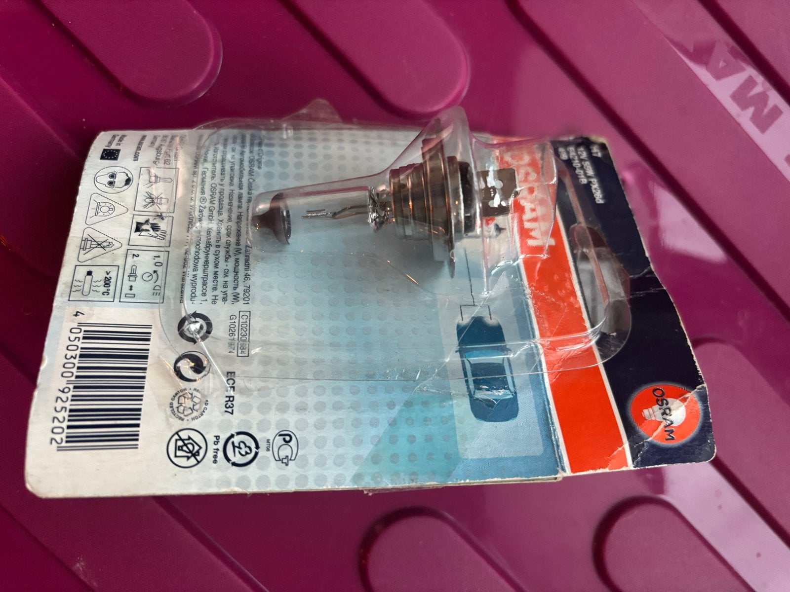 Osram H7 12V 55W PXC26d Halogeen Koplamp, Ophalen of Verzenden, Nieuw