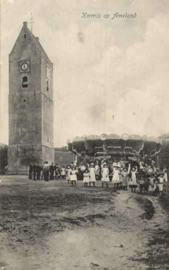Ameland - Kermis, Ophalen of Verzenden, Voor 1920, Gelopen, Waddeneilanden