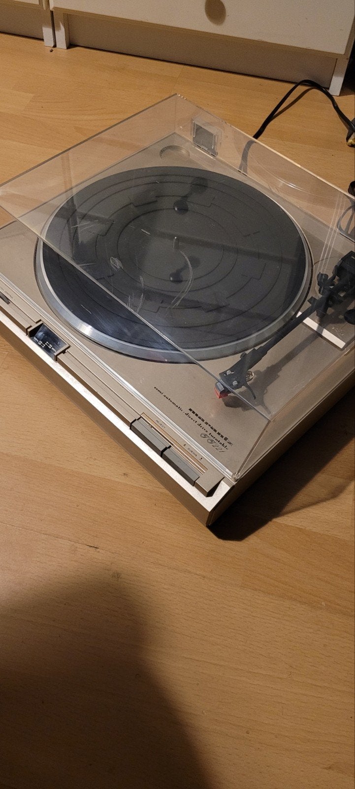 Marantz TT221 Semi-Automatische Direct Drive Platenspeler, Gebruikt, Automatisch, Platenspeler, Ophalen