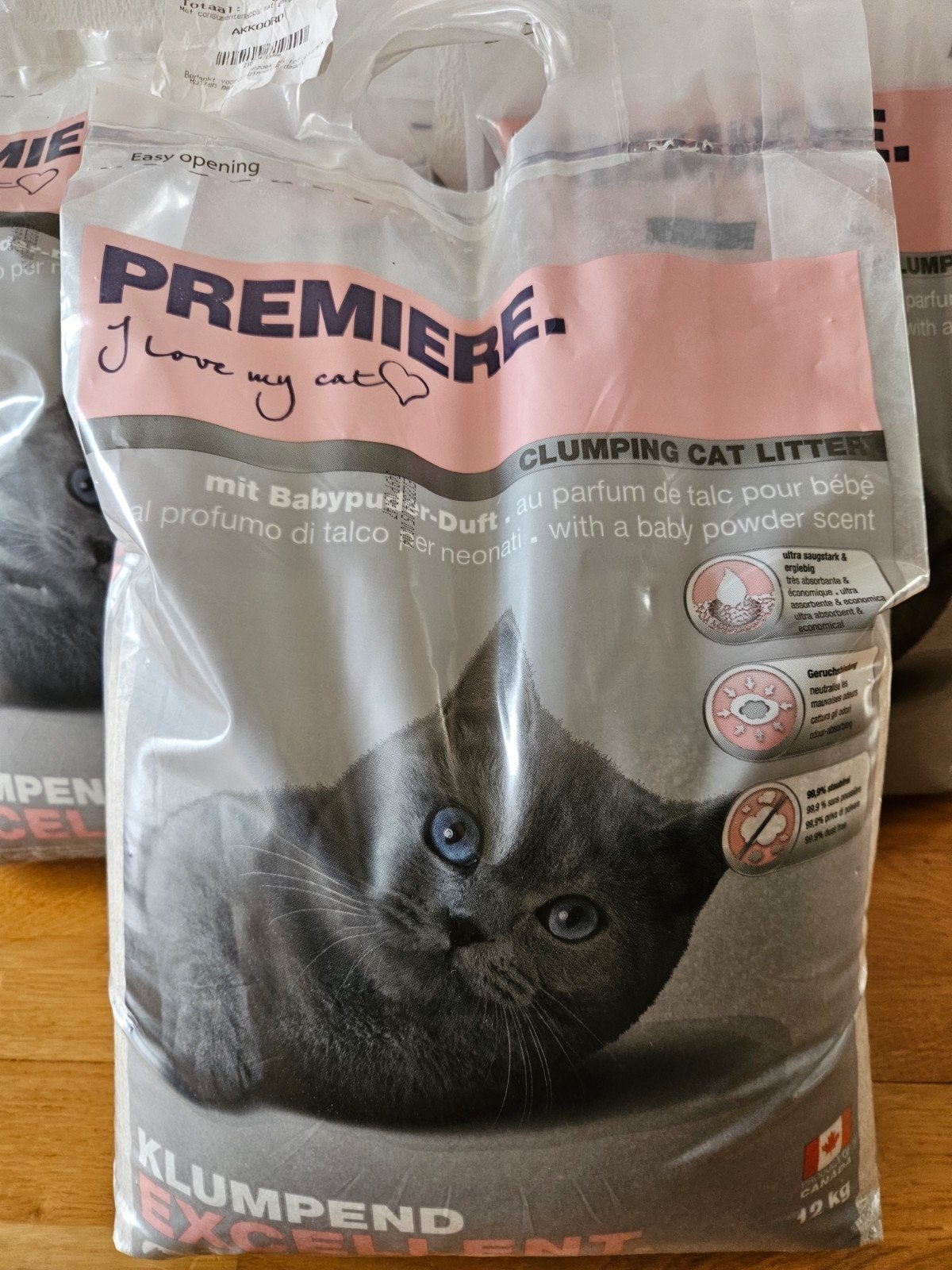 3x Premiere Klumpend Exellent. 12kg