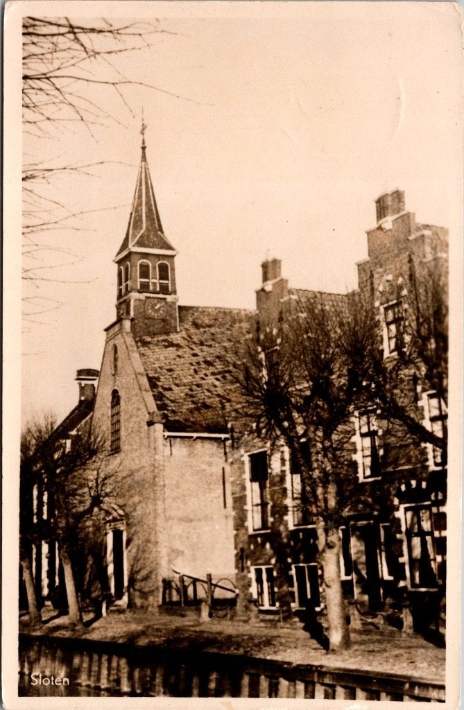 Sloten - 12 oude ansichtkaarten I, Verzenden, 1960 tot 1980, Gelopen, Friesland