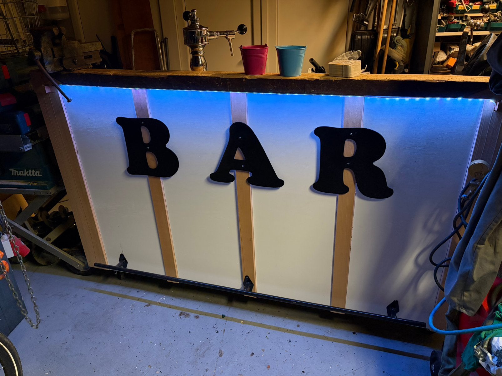 Super stoere uniek bar tapinstallatie compleet mobiel, Ophalen, Zo goed als nieuw
