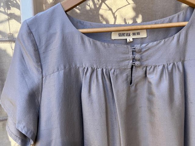 Zijden jurk van Noa Noa, Kleding | Dames, Jurken, Noa Noa, Maat 42/44 (L), Ophalen of Verzenden, Grijs