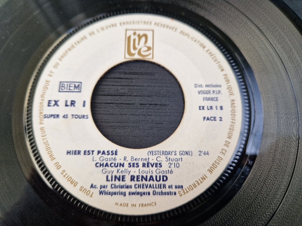 Line Renaud - Mon magicien, Overige genres, 7 inch, Ophalen of Verzenden, Zo goed als nieuw