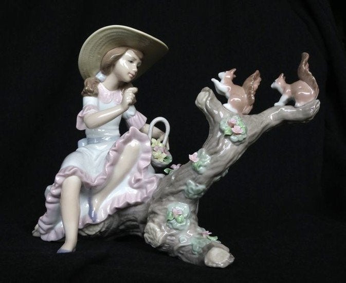 Lladro 6140 Springime Friends, Ophalen of Verzenden, Zo goed als nieuw, Mens