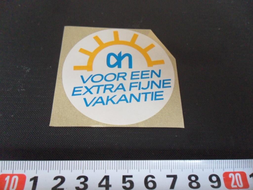 sticker Supermarkt AH Albert Heijn voor een extra fijne vaka, Ophalen, Zo goed als nieuw