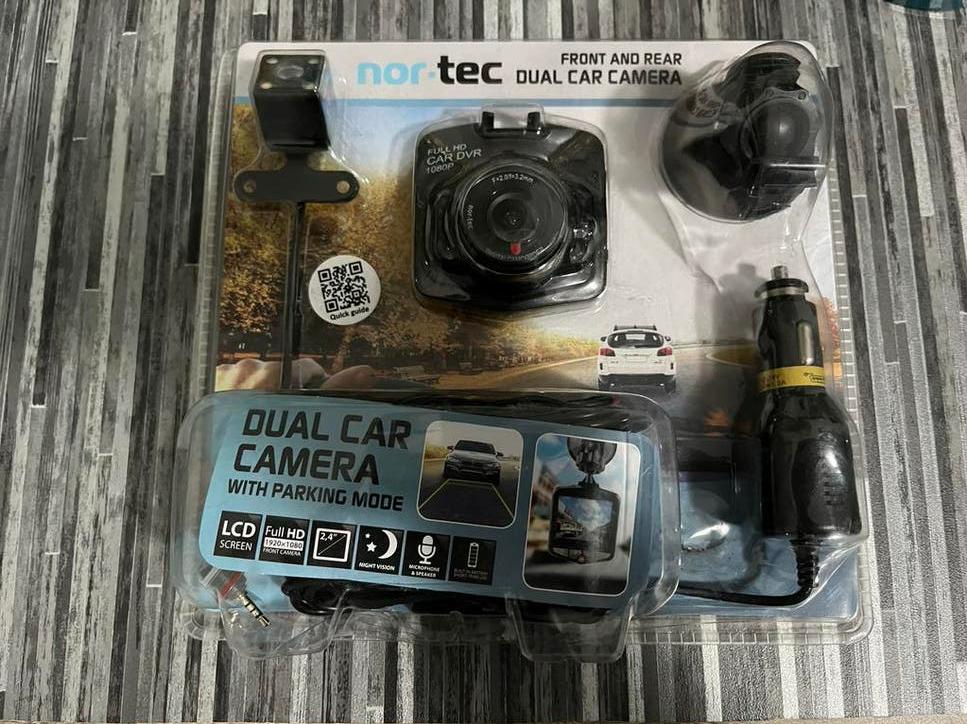 Nieuwe Nor-Tec Dual Car Camera - Voor en Achter, Ophalen of Verzenden, Nieuw