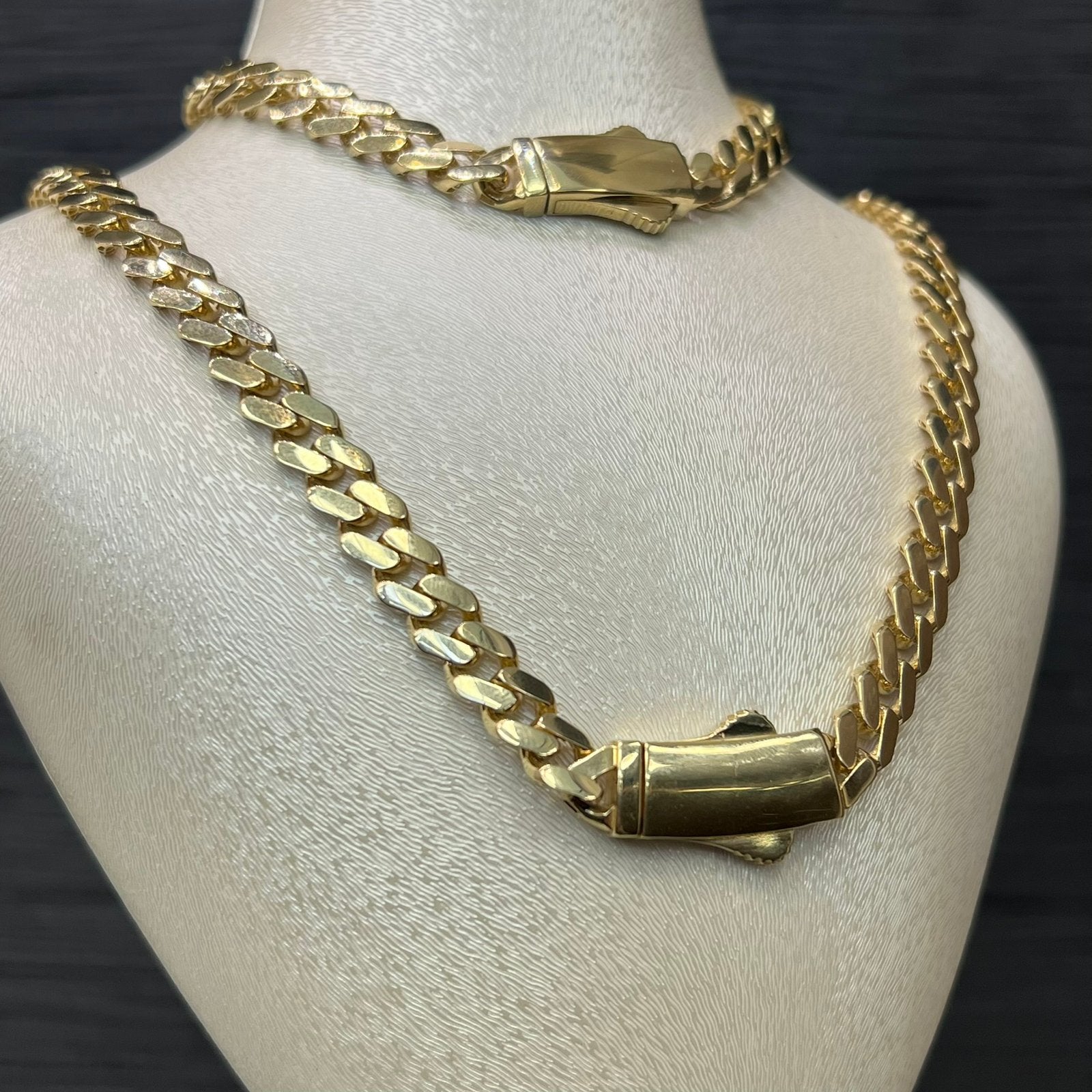 14 karaat gouden ketting armband cuban schakel, Sieraden, Tassen en Uiterlijk, Kettingen, Ophalen of Verzenden, Zo goed als nieuw