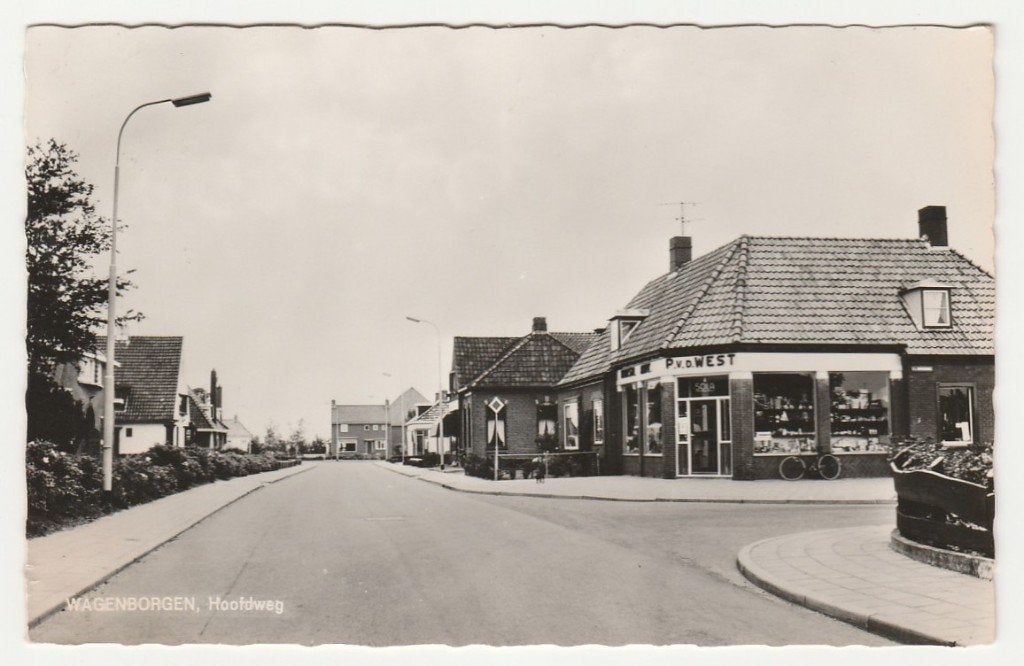 Wagenborgen (bij Siddeburen en Nieuwolda) - Hoofdweg, Ophalen of Verzenden, 1960 tot 1980, Gelopen, Groningen