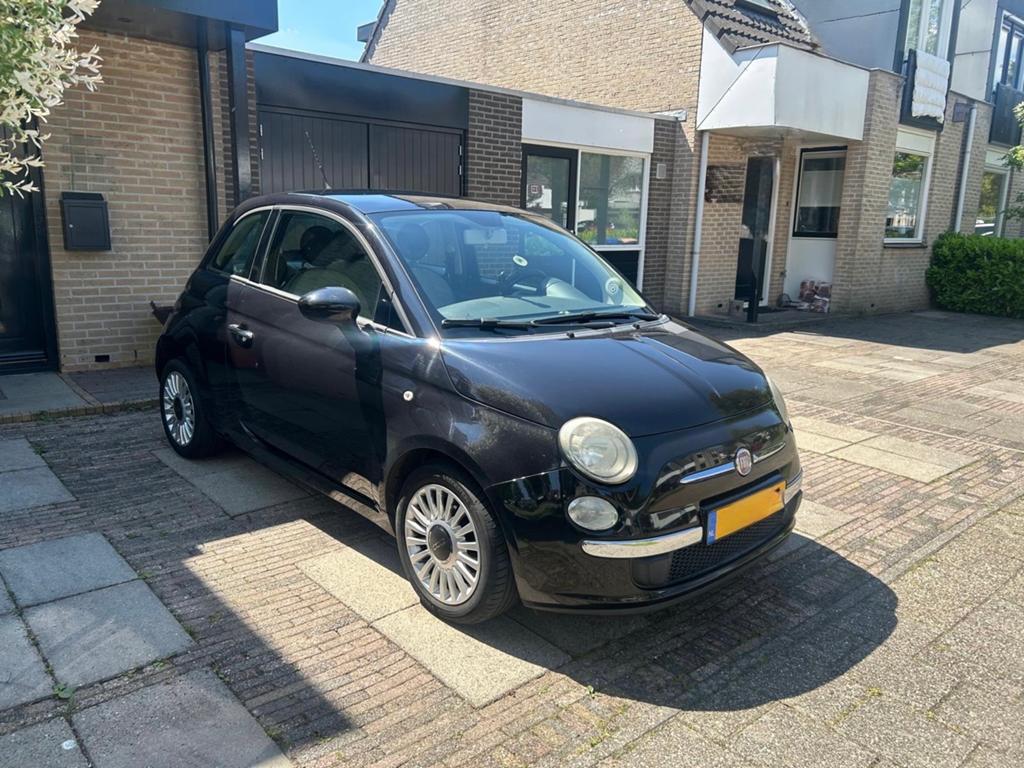 Fiat 500 0.9 Twinair 2011 Zwart, Auto's, Voorwielaandrijving, 31 €/maand, Origineel Nederlands, 24 km/l
