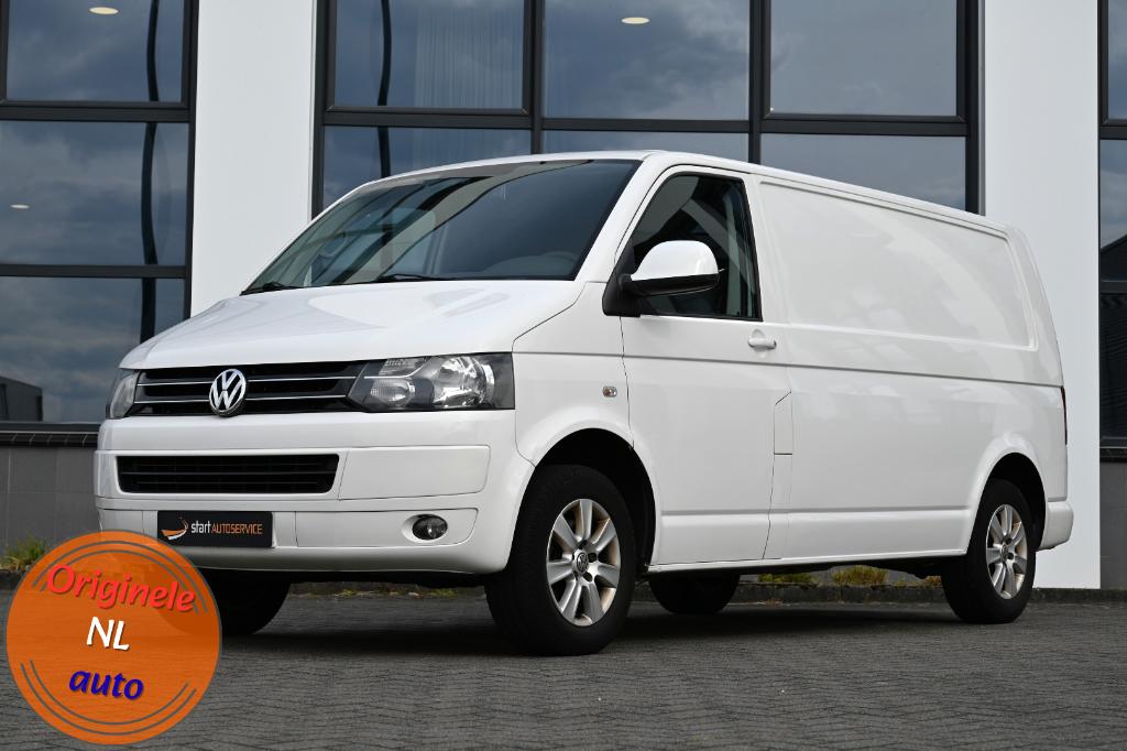 Volkswagen Transporter lang 2.0TDI 102PK Airco 1e eigenaar, Voorwielaandrijving, Euro 5, Stof, 4 cilinders