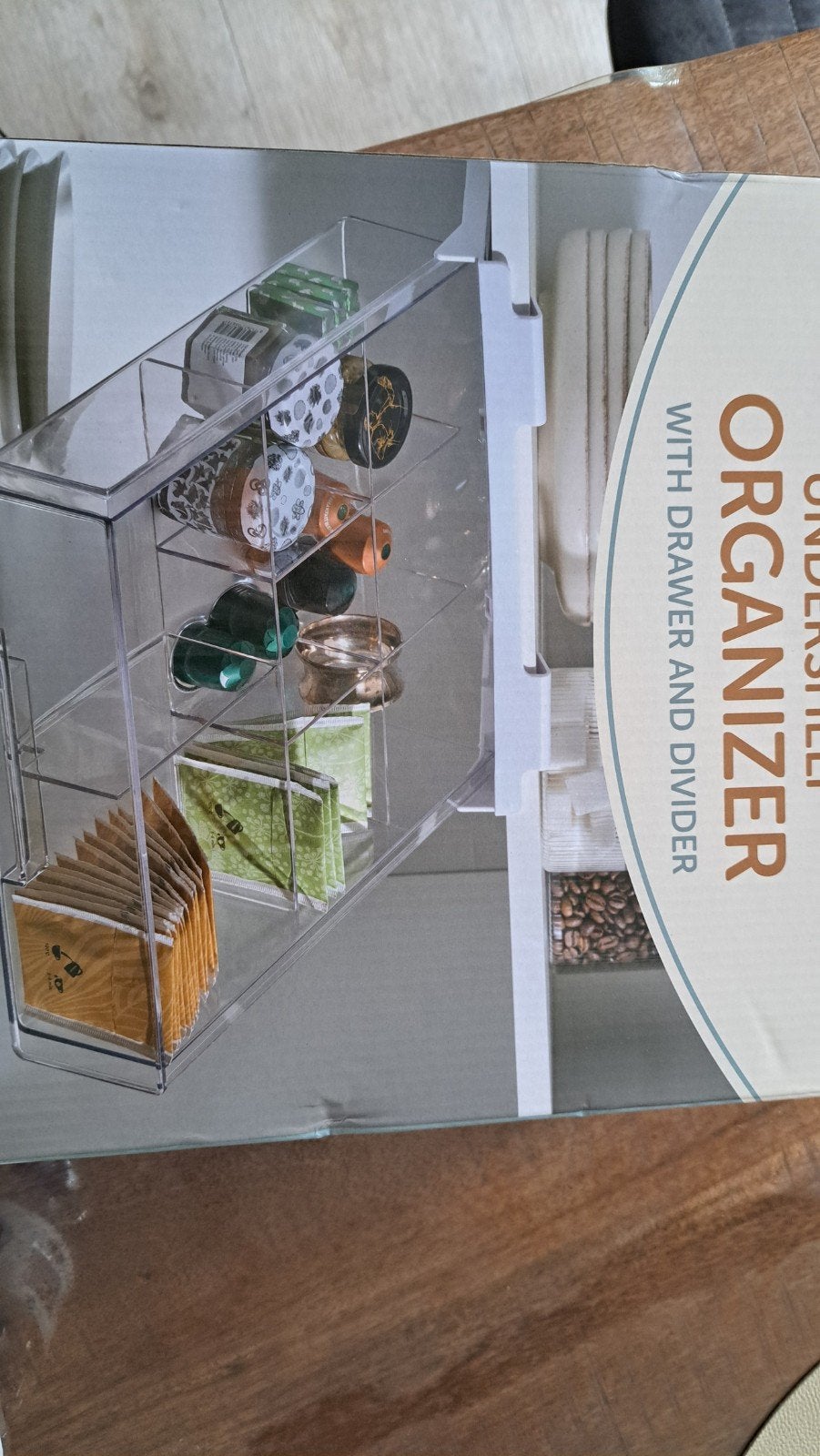 Organizer onderhangend, Huis en Inrichting, Theedoos, Ophalen of Verzenden, Nieuw, Kunststof