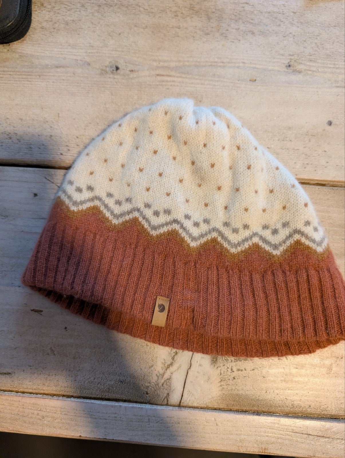 Fjällräven Ovik Knit Wollen Muts - Zo goed als nieuw, Fjällräven, Ophalen of Verzenden, Zo goed als nieuw, Muts