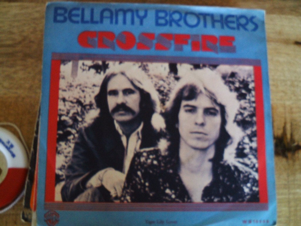 bellamy brothers - crossfire  2jul, 7 inch, Ophalen of Verzenden, Zo goed als nieuw, Pop