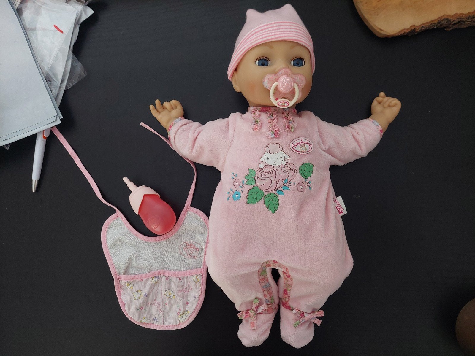 Baby Annabell pop met accessoires - zapf, Ophalen of Verzenden, Zo goed als nieuw, Babypop