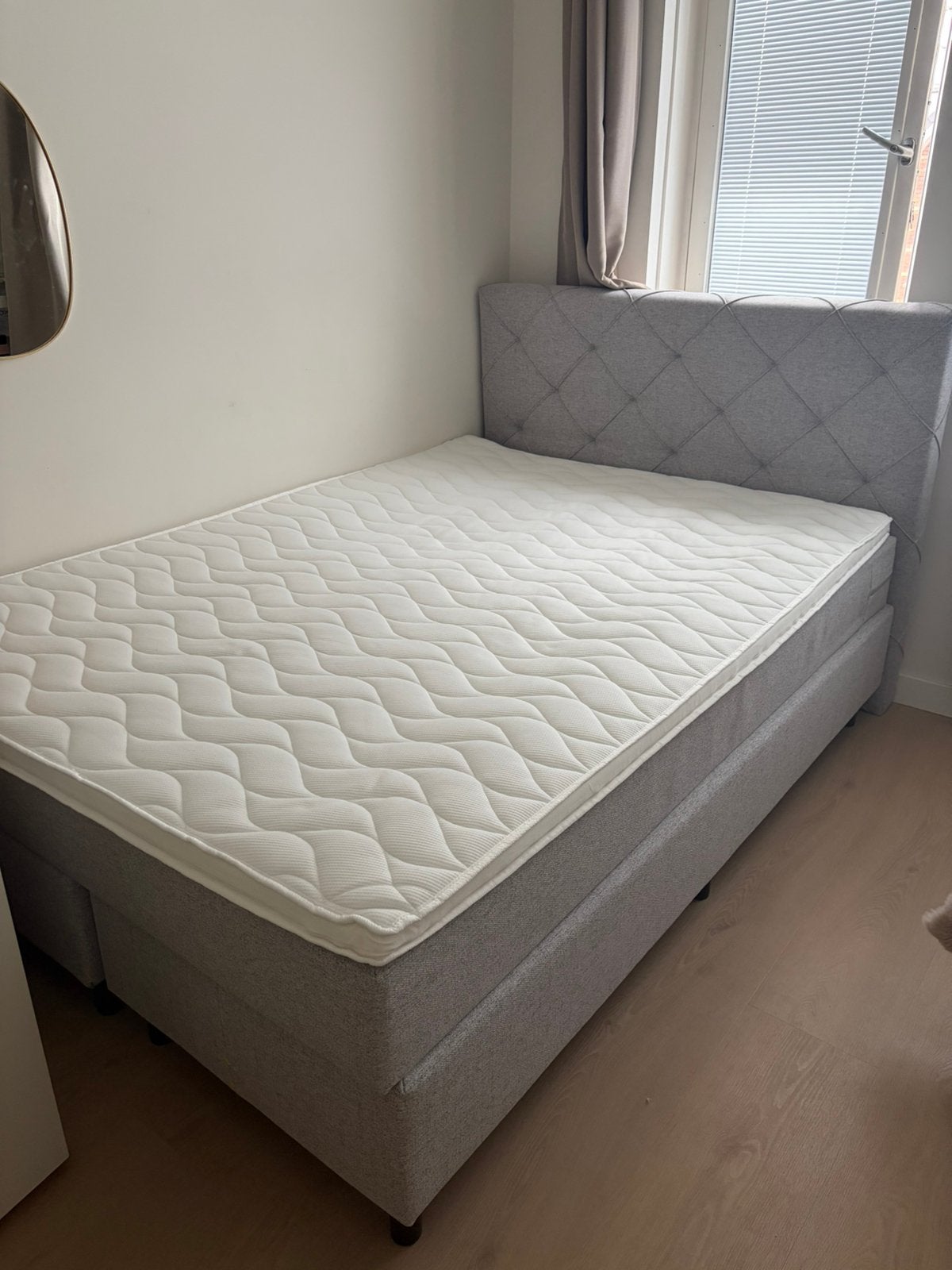 Boxspring nieuw! Afmeting 140x200 compleet, Ophalen of Verzenden, Zo goed als nieuw, Tweepersoons, 140 cm