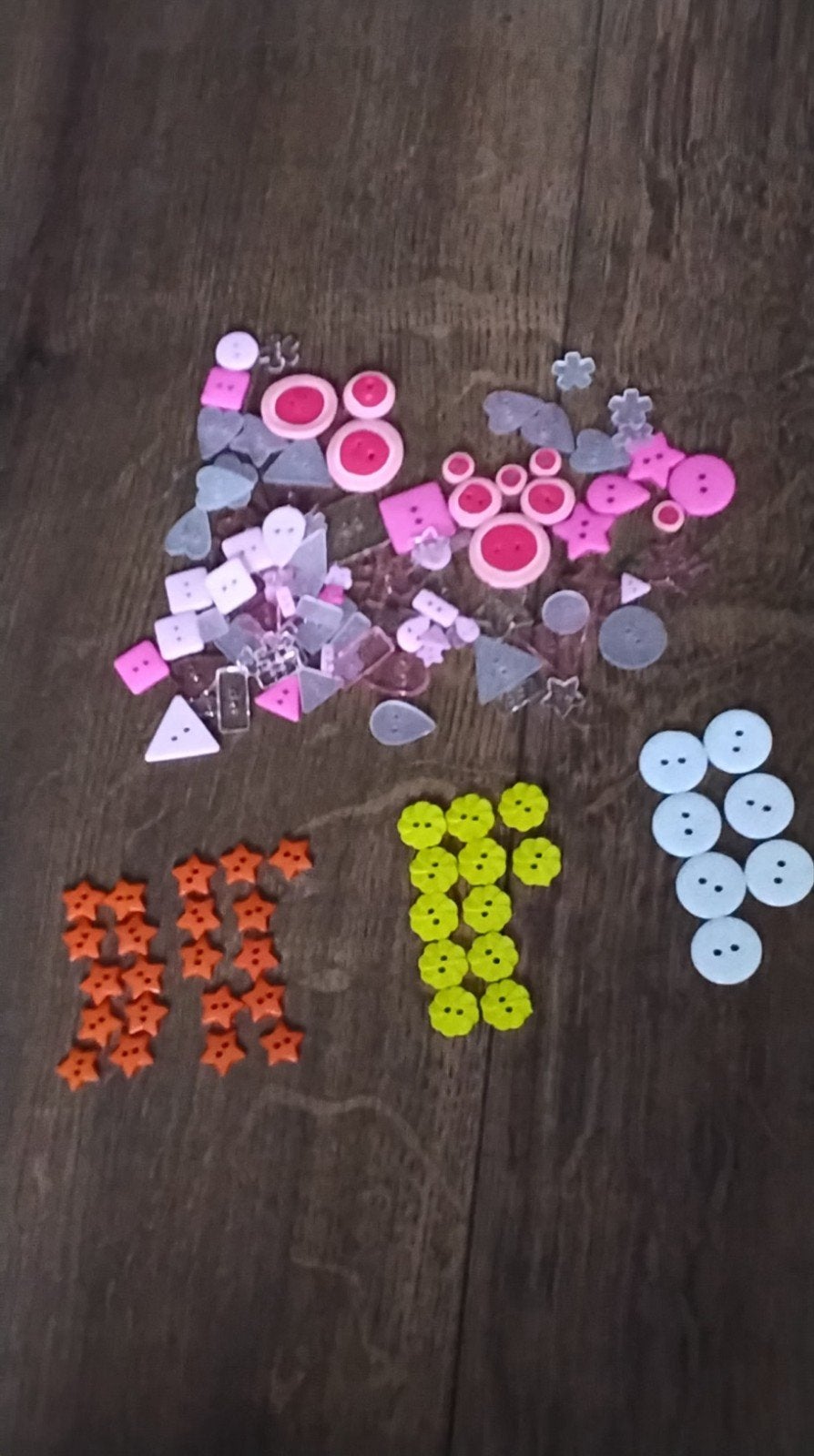 diverse knoopjes, Ophalen
