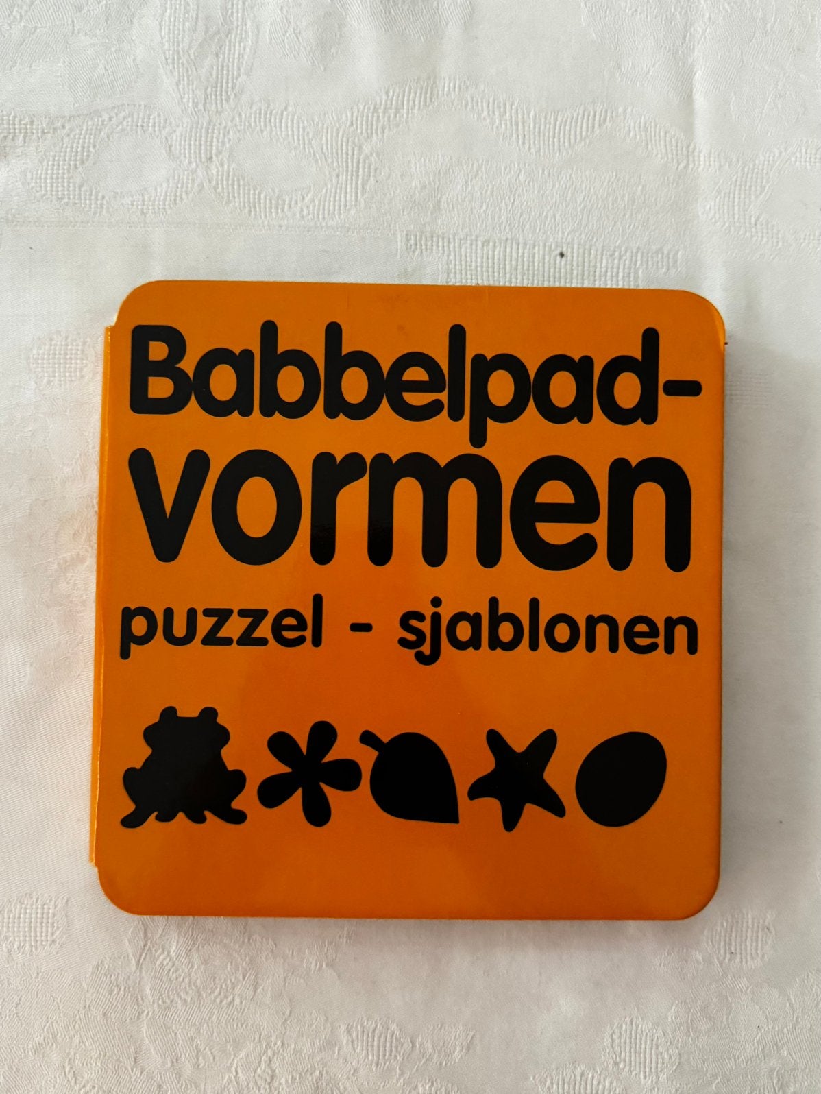 Babbelpad Vormen – educatief peuterboekje met sjablonen, Verzenden, Zo goed als nieuw