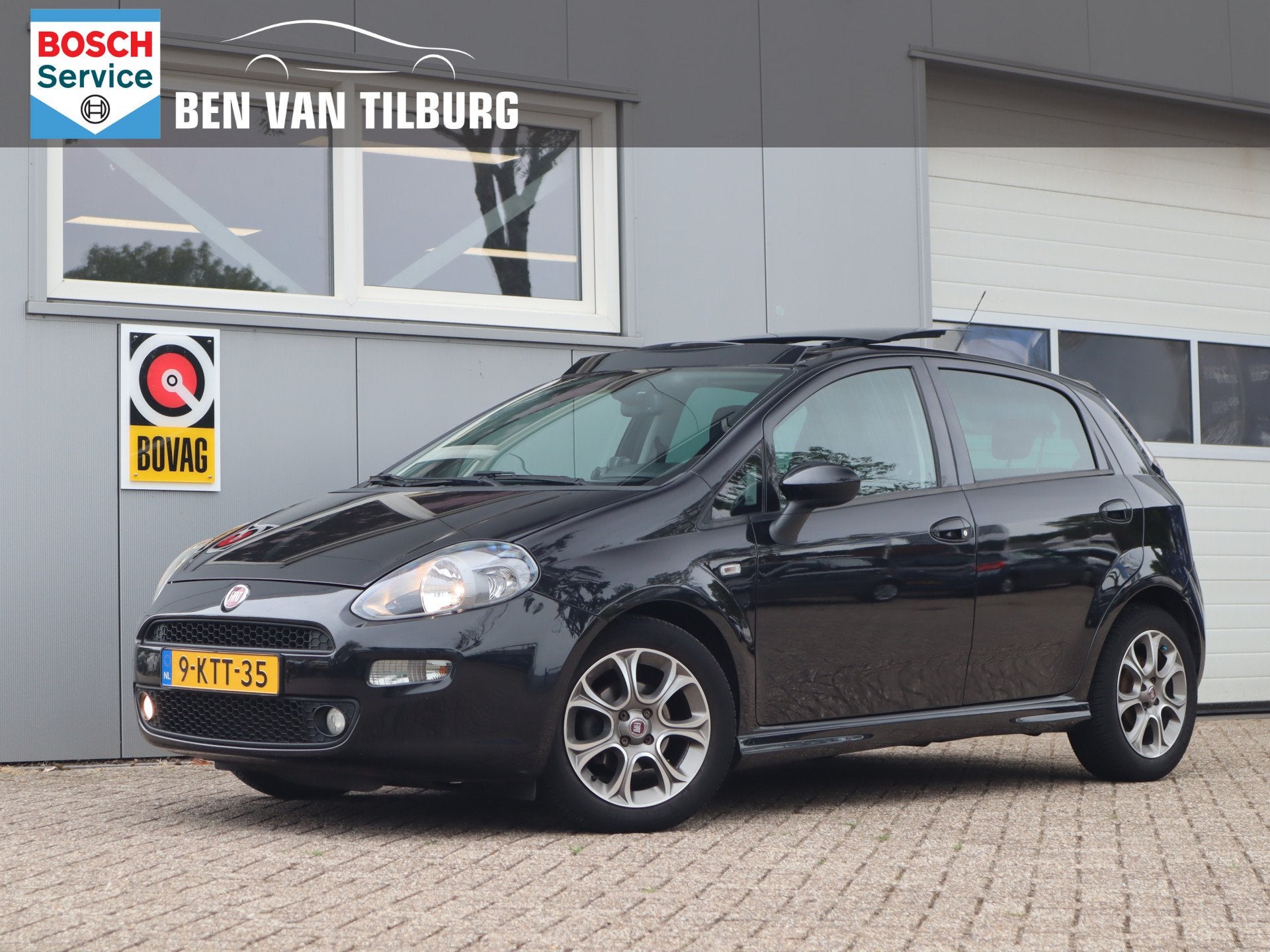 Fiat Punto Evo 0.9 TwinAir Lounge (bj 2013), Auto's, Voorwielaandrijving, Euro 5, Gebruikt, Origineel Nederlands