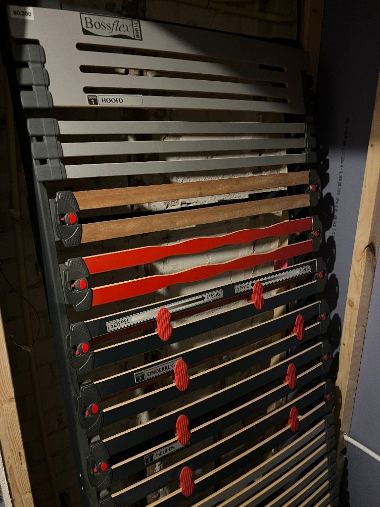 200x80 cm Lattenbodem Bossflex 800, Ophalen, Gebruikt, Eenpersoons, 80 cm