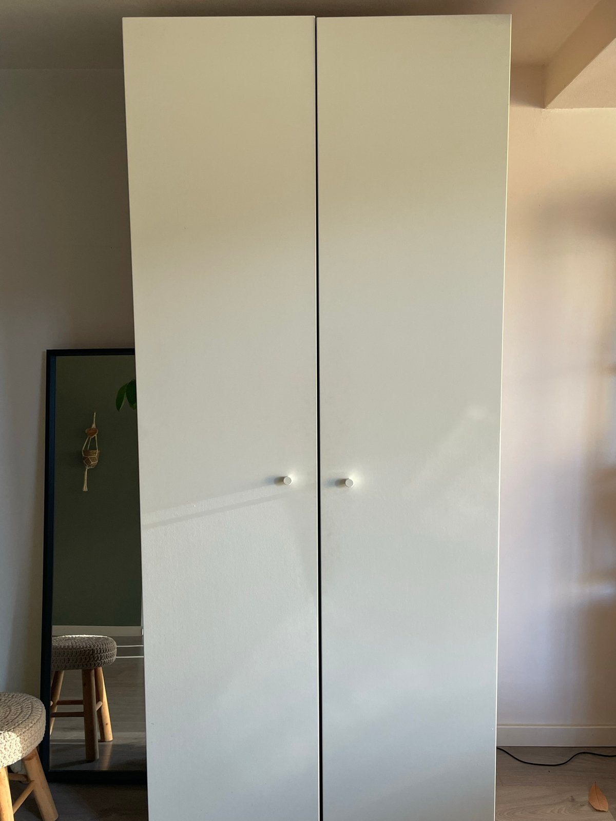 Ikea Pax kast - Witte kledingkast met hangruimte, Ophalen, Gebruikt, 200 cm of meer, 50 tot 100 cm