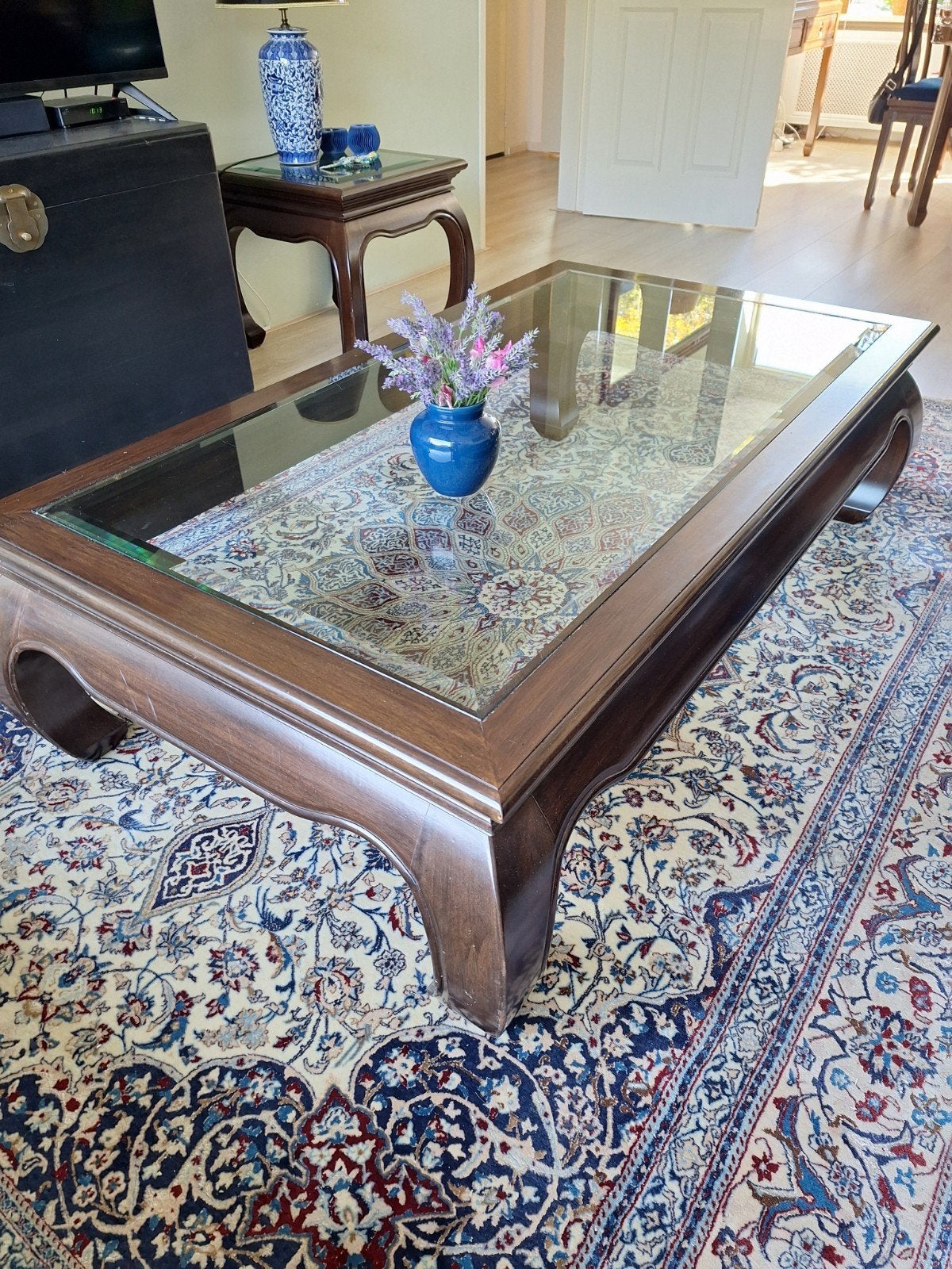 Salontafel Rosewood, Ophalen of Verzenden, Rechthoekig, 100 tot 150 cm, 50 tot 100 cm