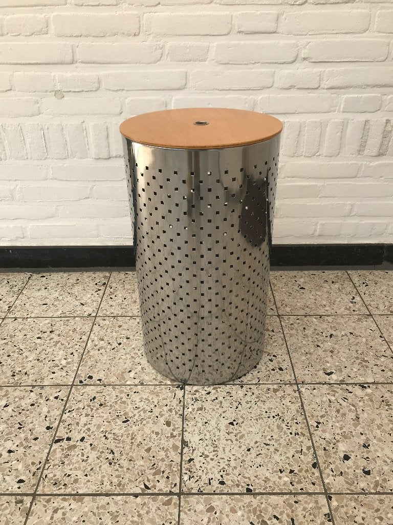 WASMAND INOX geperforeerd, Ophalen, Zo goed als nieuw, Zilver, Wasmand