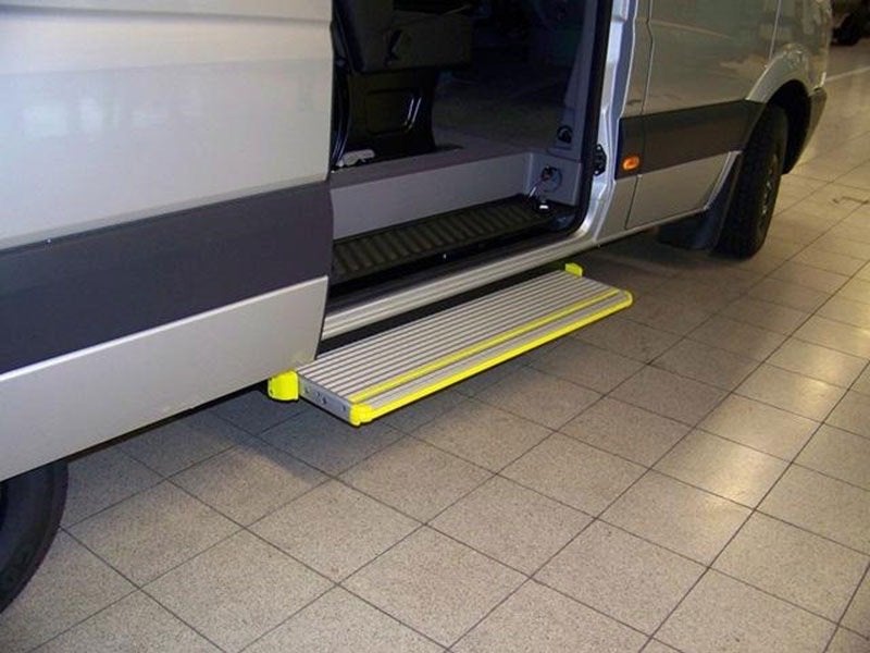 inklapbare elektrische opstap camper, Ophalen
