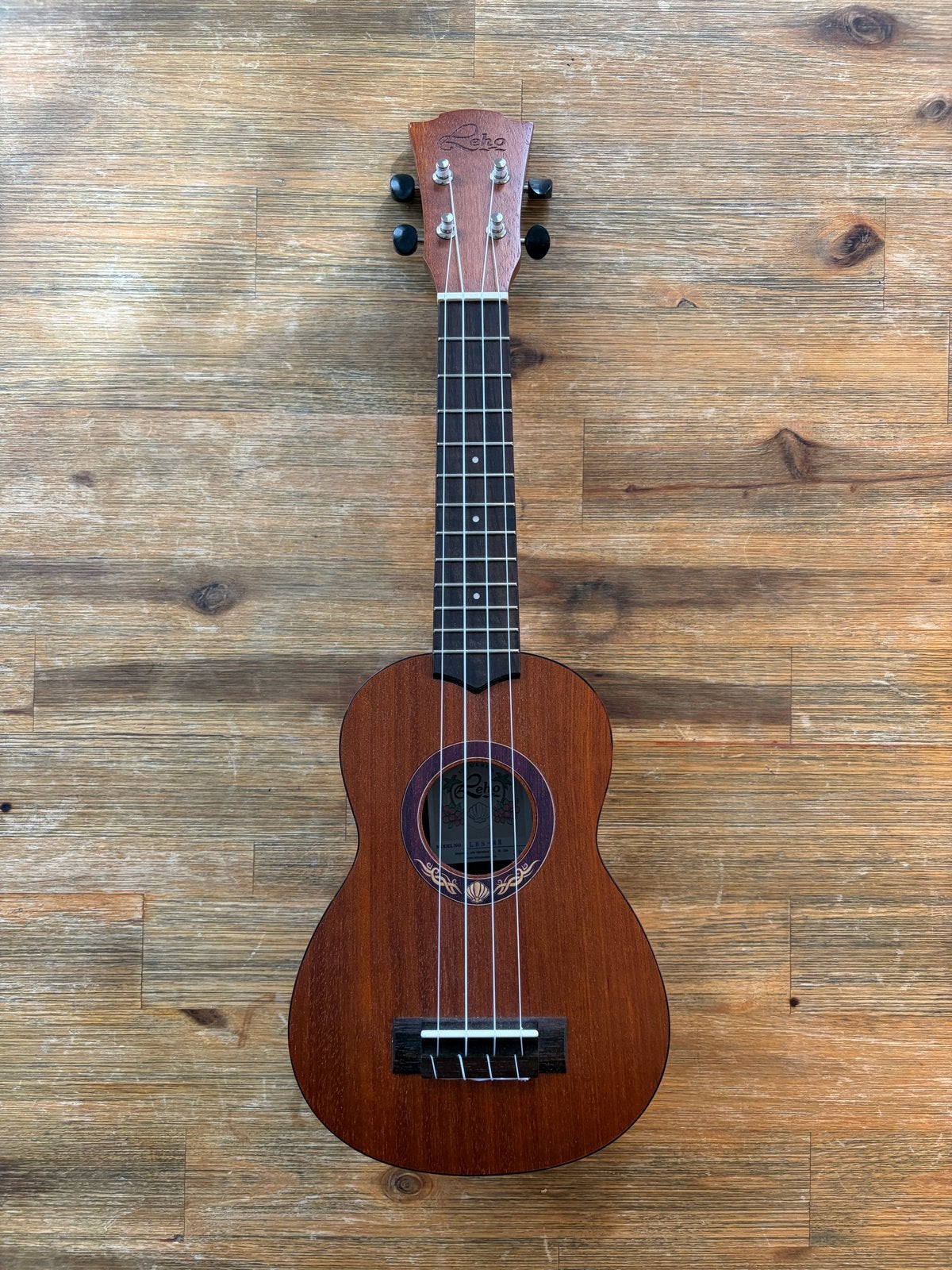 Leho Ukulele met hoes, Ophalen of Verzenden, Zo goed als nieuw, Ukelele