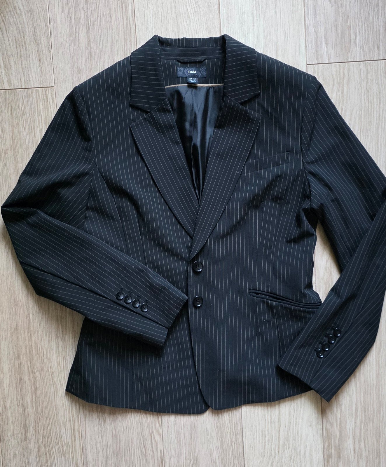 Pak en broek voor heren, Zwart, Ophalen of Verzenden, H&M, Gedragen