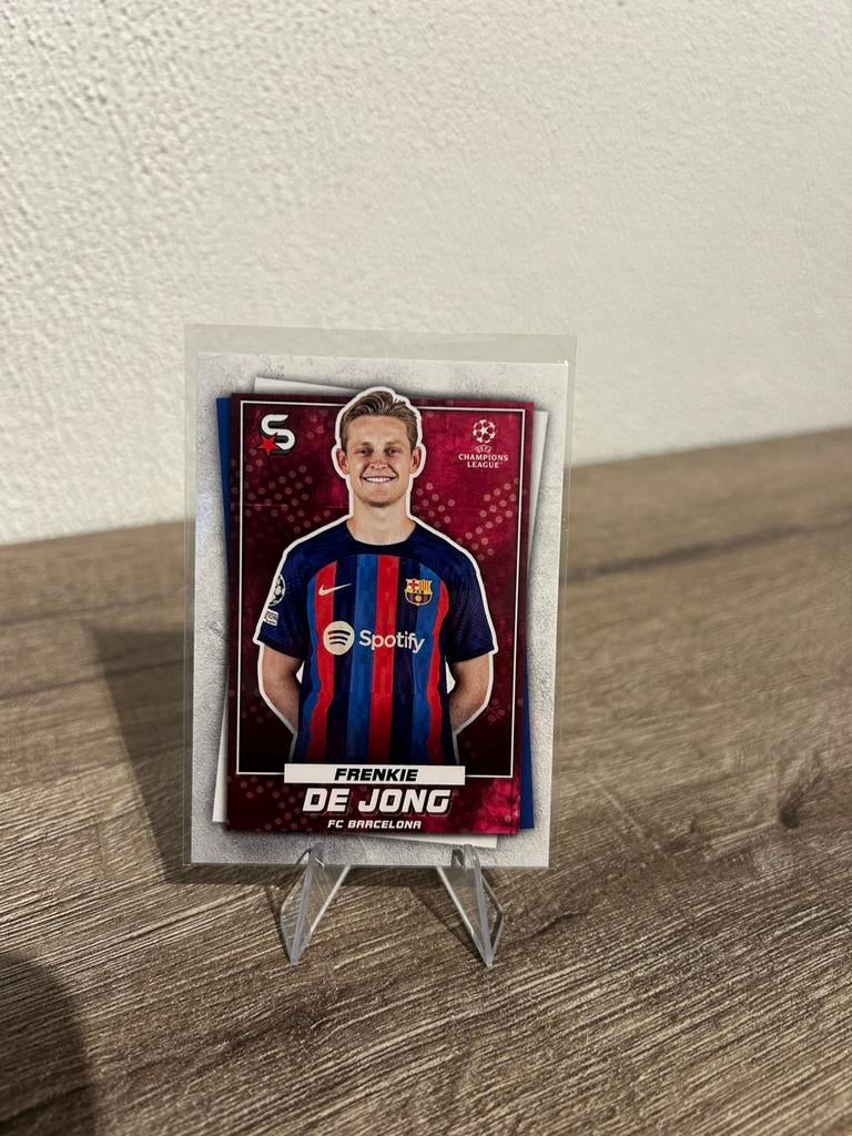 Frenkie de Jong 2022-23 Topps Superstars #52 FC Barcelona, Ophalen of Verzenden, Zo goed als nieuw, Buitenlandse clubs, Spelerskaart