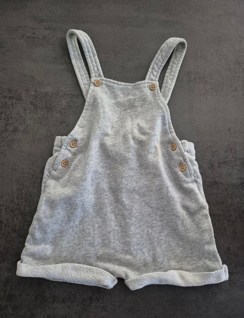 Kiabi romper salopette grijs tuinpak shorts grijs 92, Kiabi, Overige typen, Jongen of Meisje, Ophalen of Verzenden