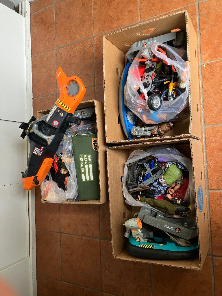 Action speelgoed, Ophalen, Gebruikt