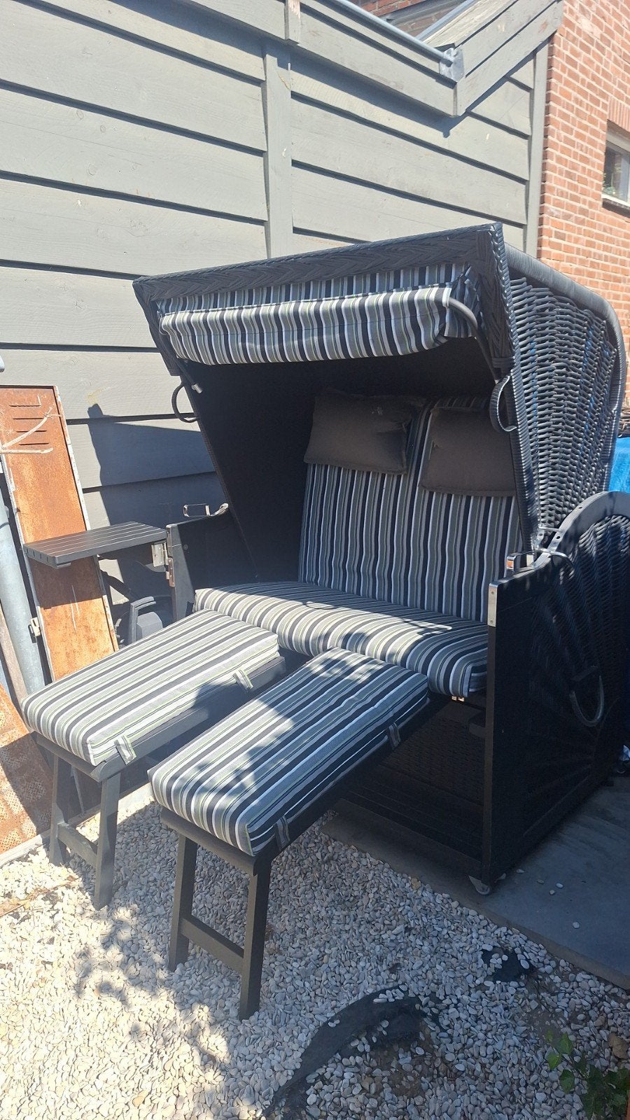 Strandstoel, Ophalen