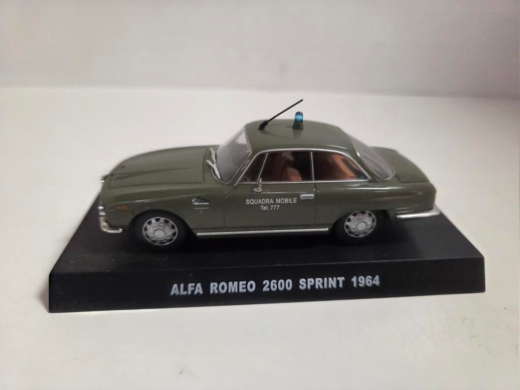 Grani&Partners Alfa Romeo 2600 Squadra Mobile 1:43, Hobby en Vrije tijd, Overige merken, Auto, ., Ophalen of Verzenden