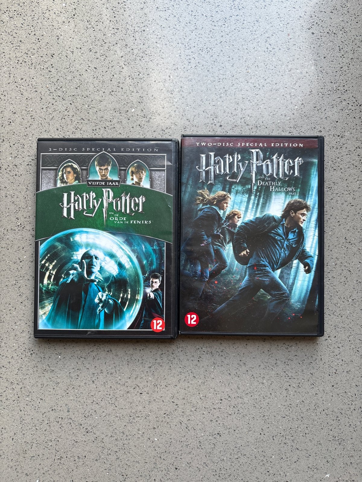 Harry Potter DVD's: Orde van de Feniks & Deathly Hallows, Nederlands, Ophalen of Verzenden, Extra's, Vanaf 12 jaar
