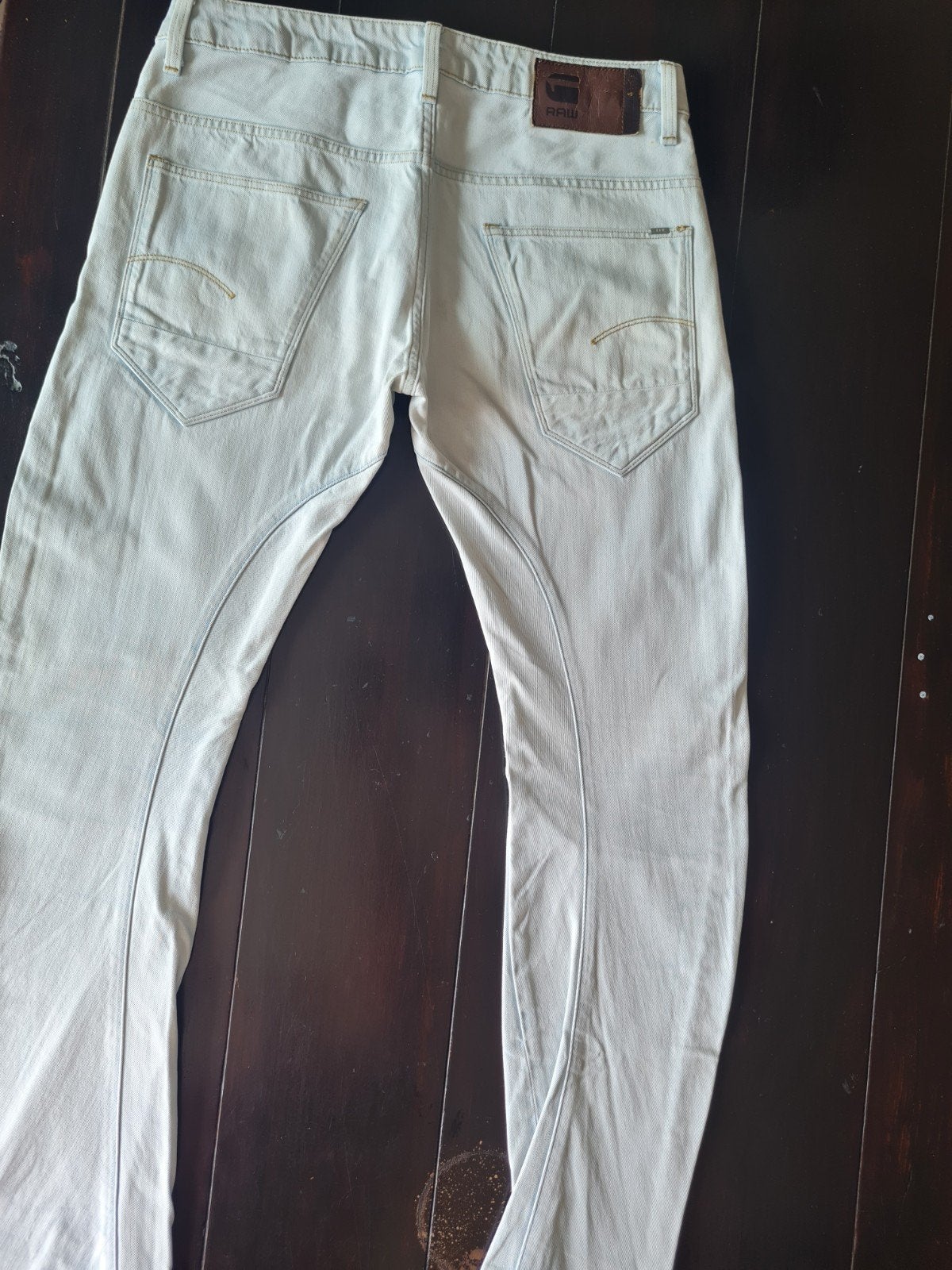 ZGAN LICHTE G STAR RAW ARC 3D SLIM JEANS SIZE 32/34!!, G-Star Raw, Blauw, W32 (confectie 46) of kleiner, Ophalen of Verzenden