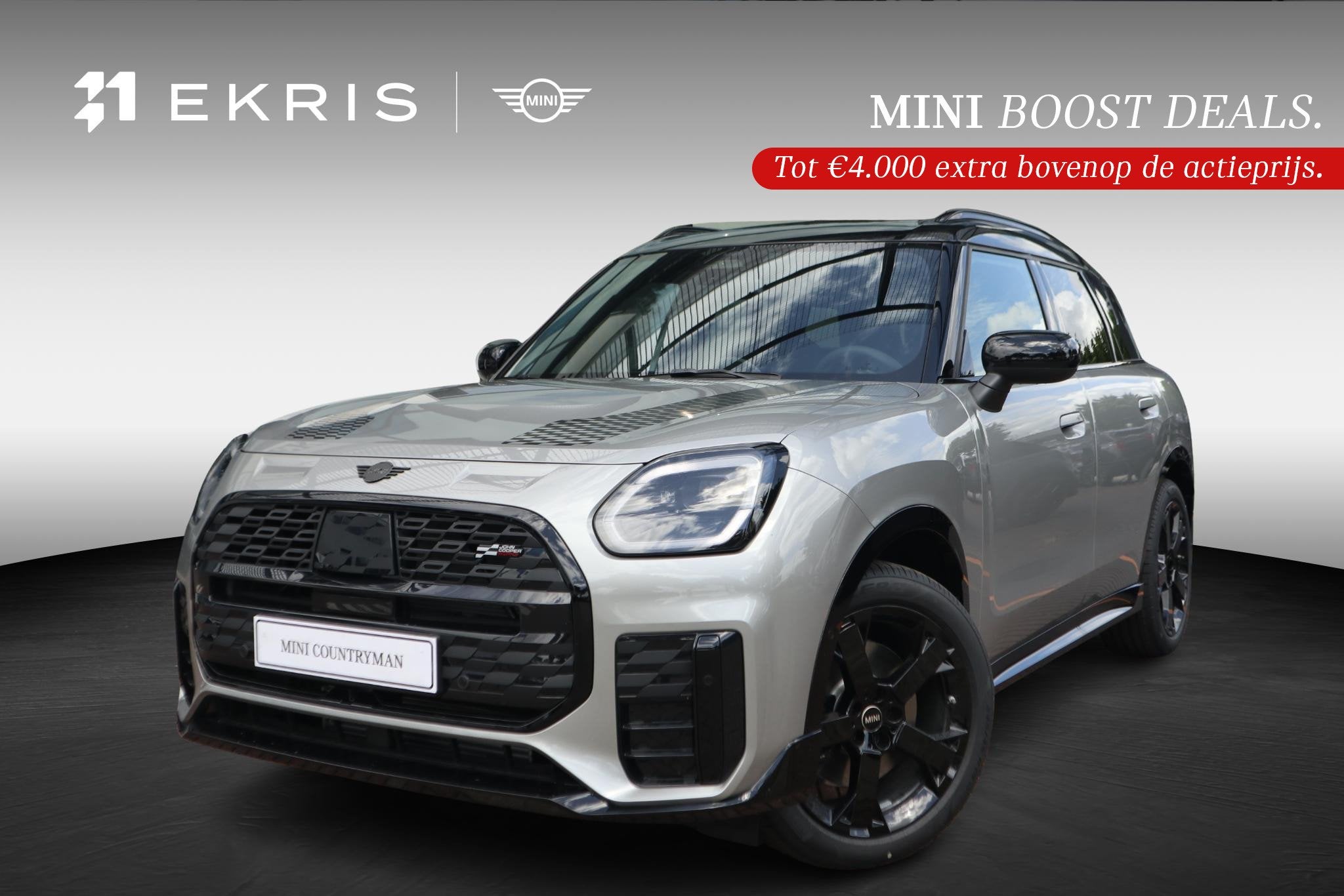 MINI Countryman C | Pakket M + John Cooper Works Uitvoering, Stof, Bedrijf, Nieuw, 3 cilinders
