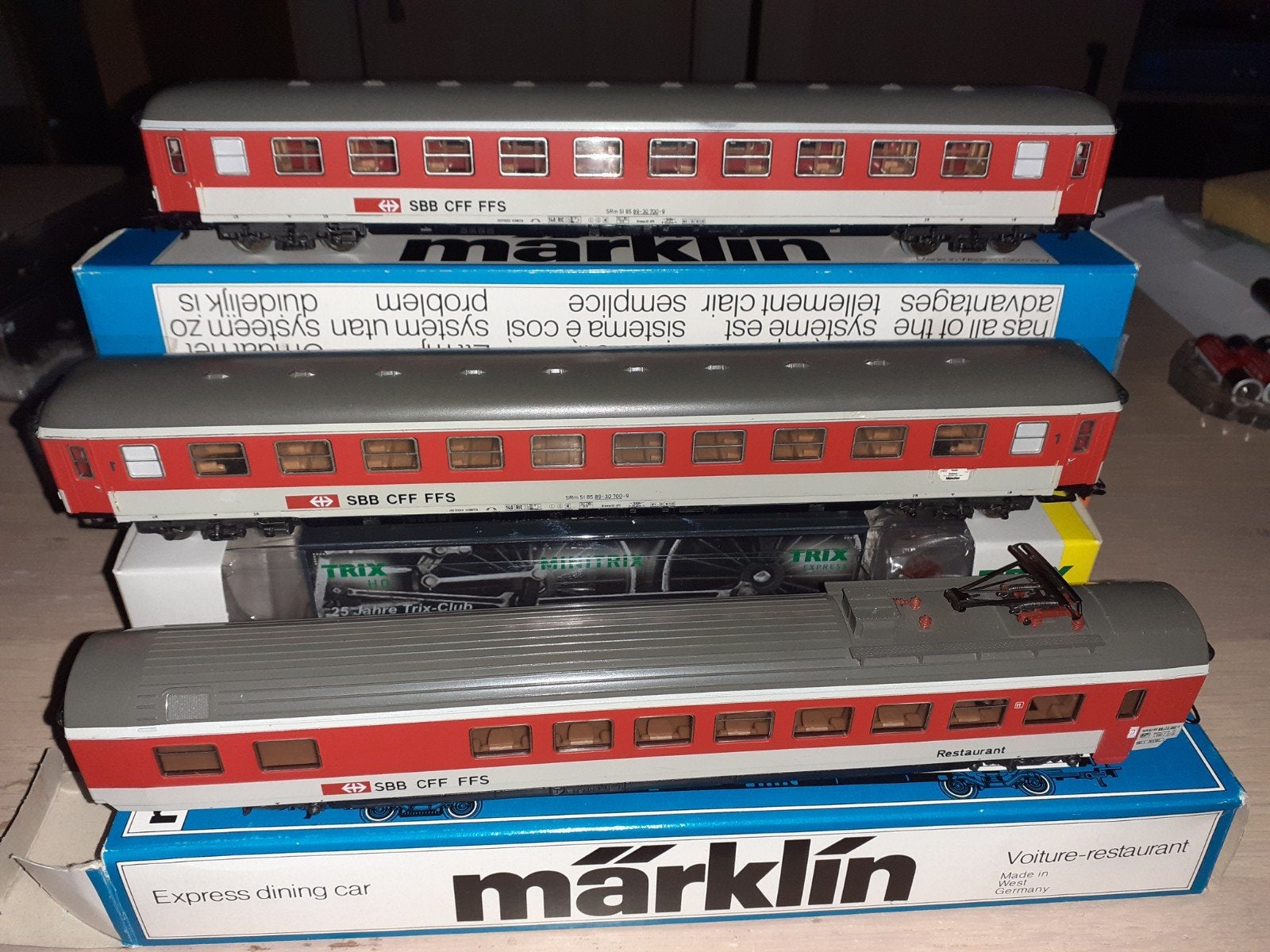 marklin ho personen wagons, Wisselstroom, Gebruikt, Wagon, Ophalen of Verzenden