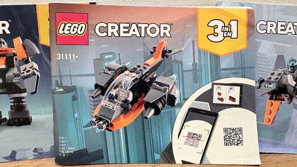 Lego Creator 31111 - Robot, Ruimteschip vliegtuig, Lego, Ophalen of Verzenden, Zo goed als nieuw, Creator
