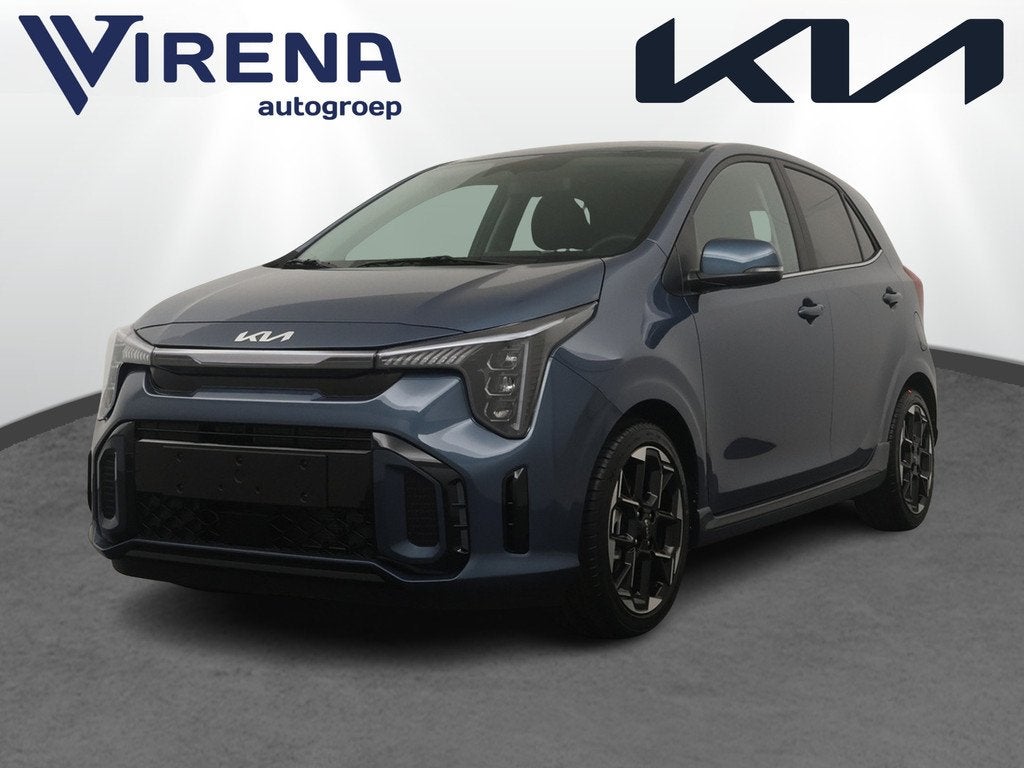 Kia Picanto 1.0 GDi GT-Line 2.000 INRUILPREMIE - Schuif/kant, Auto's, Kia, Voorwielaandrijving, Automatische klimaatregeling, Zwart