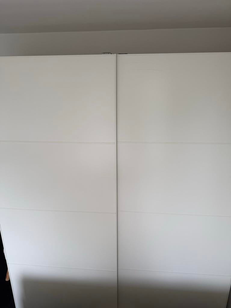 Pax schuifdeuren set (2x) met schuifsysteem 200x236cm, Ophalen, Gebruikt, 200 cm of meer, 150 tot 200 cm