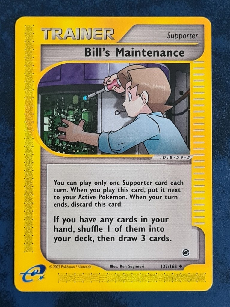 Pokemon Expedition E-Series 137 Bill's Maintenance, Ophalen of Verzenden, Nieuw, Losse kaart