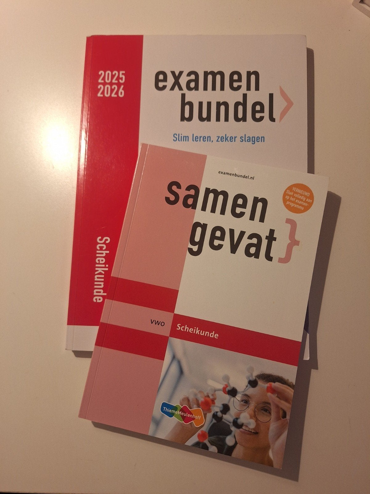 Examenbundel & Samengevat VWO Scheikunde 2025/2026, Boeken, Schoolboeken, Dr. J.R. van der Vecht, drs. E.J. Gijben, T.H.J. Heutmekers