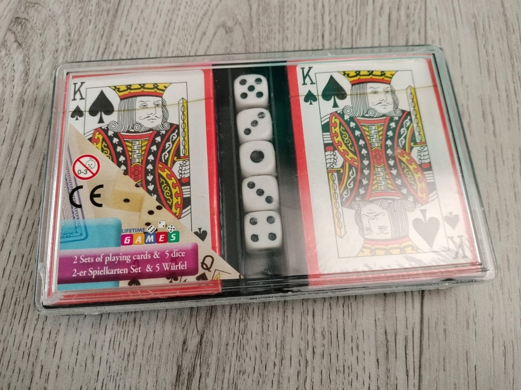 Reissetje Speelkaarten en dobbelstenen, Ophalen of Verzenden, Nieuw